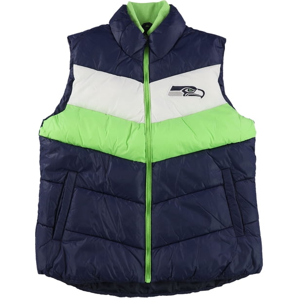 G-III Deportes Mujeres Seattle Seahawks Puffer Chaleco sse M