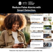 Arlo Video Doorbell 2K (2nd Gen) - 2K Battery/Wired Doorbell & Security Camera, Google Home & Alexa Compatible