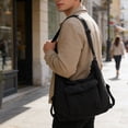 thumbnail image 1 of Mochila bandolera versátil 2 en 1 para mujer, de nailon ligero, ideal para viajes, compras y uso diario., 1 of 6