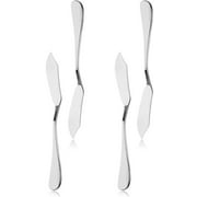 Butter Knife, Mini 5.7 inches Stainless Steel Butter Spreader, Packs of 4