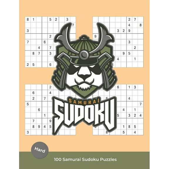Samurai Sudoku Puzzles: Samurai Sudoku Puzzles: Samurai Sudoku Puzzle Book - 100 Hard Puzzles (Vol. 3) (Paperback)