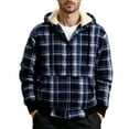 thumbnail image 5 of Turilly Men's Fashion Plaid Fleece Jackets Men's Warm Jacket Outerwear Men's Clothing, 5 of 5