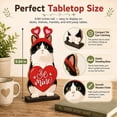 thumbnail image 5 of Interchangeable Seasonal Animal Wooden Decor Set with Magnetic Hats, Magnetic Desk Accessories, Cute Cat Wooden Sign Desk Decor, 5 of 7