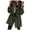 Green, variant on Fall Jacket Women Solid Zipper Hooded Windbreaker Fashion Drawstring Slim Mid-Long Winter Clothes