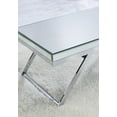 thumbnail image 6 of Mirrored Top Cocktail Coffee Table,Silver,24.5"D x 69.36"W x 18.25"H, 6 of 11