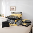 thumbnail image 6 of Feelyou Hippie Boho Damask Twin Bedding Sets 7-Piece, Retro Bohemian Bedding Comforter Set, 6 of 8