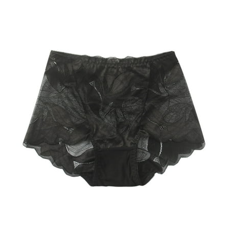 

Randolph Cotton Panties For Women Middle Waist Underwear Lace Ventilaty Briefs