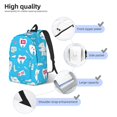 thumbnail image 5 of Casual Canvas Backpack Without Interlayer Large Capacity Stick Bag Design For Outdoor Shopping Office Outdoor Sports Cartoon Toothbrush, Toothpaste And Toothpick Elements (4) Medium, 5 of 7
