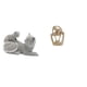 thumbnail image 1 of Escultura De Resina De Pareja De Gatos, Adorno De Mesa, Figura Creativa De Animal, Decoración Artística Para Dormitorio, Sala De Estar, Oficina, Estantería, Regalo De Cumpleaños Para, 1 of 8