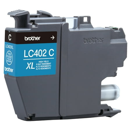 UPC: 0012502667049 | Brother Genuine LC402XLC High Yield Cyan Printer Ink Cartridge