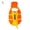 Orange S, variant on Dog Life Jacket Pet Floatation Vest with Handle for Swimming Boating Pool Training Safety Buoyancy Aid Small Medium