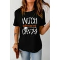 thumbnail image 2 of POGLIP T-Shirt à Manches Courtes pour Femmes Black WITCH Better Have My CANDY, 2 of 6