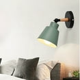 thumbnail image 6 of Harpi Green Plug-In Bedside Aisle Study Wall Sconce, 6 of 8