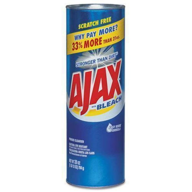 Household Cleaning Cleanser with Bleach MultiPurpose Cleaner, Powder Ajax 28 oz 6 Pack