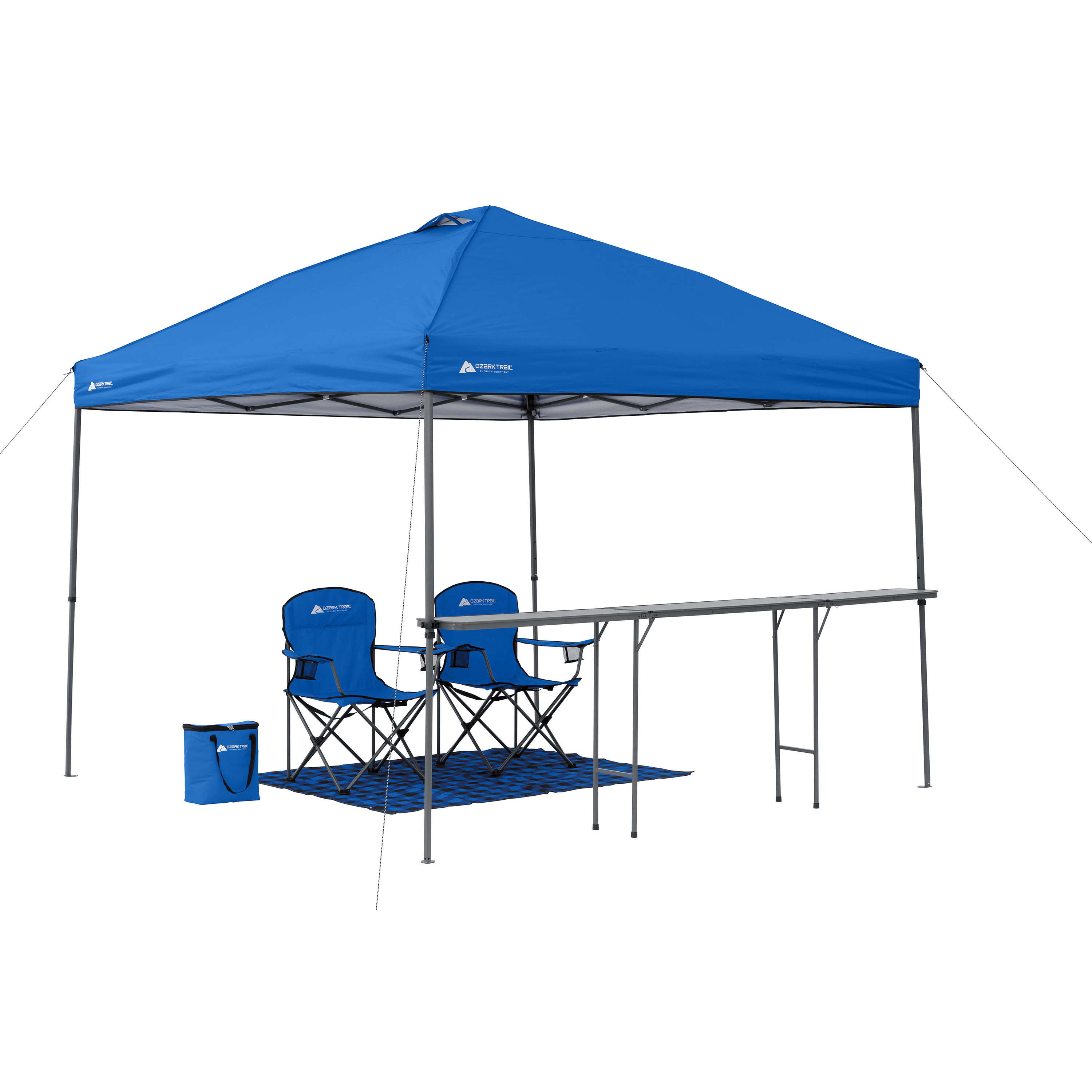 Ozark Trail 10' x 10' Lighted Tailgate Instant Canopy Combo
