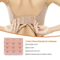 thumbnail image 5 of ziyahi Extension Strap Bra Extender Buckle 3 Hook Women Accessories Practical Elastic Multicolor Clips Tight 3 Rows Underwear orange, 5 of 5