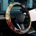 thumbnail image 6 of Labour Day Car Wheel Covers | Steering Wheel Cover 14.5 Inch Printing PVC Leather Auto Accessories, 6 of 6