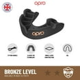 thumbnail image 3 of OPRO Bronze Level UFC Mouth Guard – Mouthguard for Boxing, MMA & Football (Black, Adult), 3 of 8