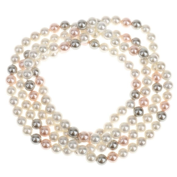 Collier de Perles de Culture d'Eau Douce à Chaînes Multiples pour Femmes Filles, en Forme