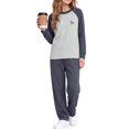 thumbnail image 6 of Amidoa Girls 2 Piece Outfits Fall Winter Clothes Long Sleeve Top and Casual Pants Kids Clothing Sets Gray Size 7-8 Years, 6 of 6