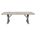 Ashley Furniture Beachcroft Outdoor Coastal Dining Table in Beige