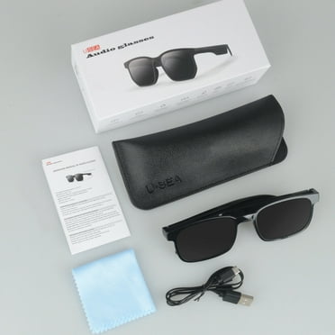Polarized Bluetooth 5.0 Smart Glasses Audio Sunglasses with Speaker Voice Control