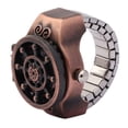 thumbnail image 3 of Reloj de anillo, reloj de anillo de dedo Flip Flip Up Cover Ring Watch Reloj de anillo de dedo Rendimiento sólido, 3 of 8