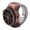 Red, variant on Vintage Finger Ring Watch Flip Up Cover Casual Quartz Watch for Men, Alloy Case and Band, Lightweight 0.5 oz / 15 g, Retro Style Everyday Accessory, Ideal Gift for Him (Black Edition)