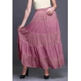 thumbnail image 2 of Bimba Printed SkirtsForWomen Long Length 5 Tier Cotton Skirt Boho Clothing, 2 of 5