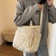 thumbnail image 2 of Bolso de mano acolchado para mujer, bolso de mano tipo hobo, ligero, con relleno, de nailon, tipo bandolera, 2 of 6