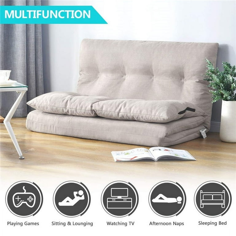 Auchen folding floor sofa adjustable floor couch and sofa for living room and bedroom deals