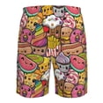thumbnail image 6 of Kdxio Fruit-Flavored Ice-Cream Pattern Mens Casual Shorts - Drawstring Summer Beach Sports Shorts for Men, 6 of 9