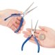 thumbnail image 5 of Alicates de punta de cadena de 5,5 pulgadas, minialicates de precisión para joyería, herramientas para doblar y envolver alambres., 5 of 7