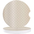 thumbnail image 1 of FMSHPON Golden Simple Circular Pattern Set of 6 Car Coaster for Drinks, Absorbent Ceramic Stone Coasters Cup Mat with Cork Base for Home Kitchen Room Coffee Table Bar Decor, 1 of 5