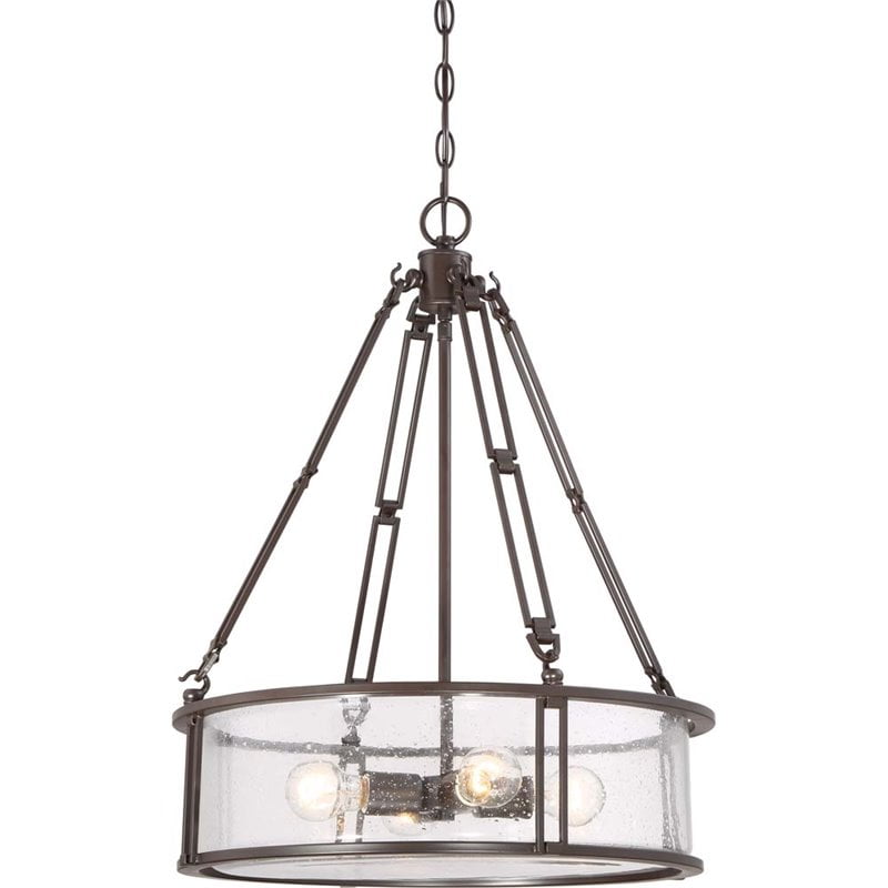 Quoizel Buchanan 4 Light Pendant In Western Bronze