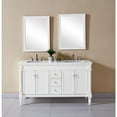 thumbnail image 6 of Elegant Kitchen and Bath 60 inch Single Bathroom vanity in Antique White, 6 of 13