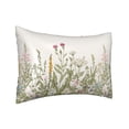 thumbnail image 2 of Easygdp Herbs and Wildflowers Pillowcase 20×30 inches, Throw Pillowcase with Invisible Zipper for Bedroom, Sofa, Office, 2 of 8