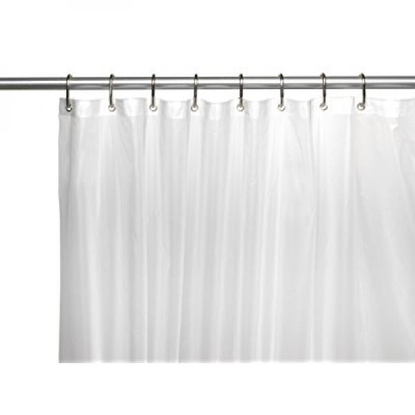 Peva Non Toxic Shower Curtain Liner, Extra Wide Clear Shower Curtain Liner