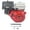 Red, variant on 13HP 389cc Gas Engine, Horizontal Shaft 4 Stroke OHV Gas Motor, Shaft 1" (25mm) Diameter, Go Kart Motor Engine for Log Splitters Compressors Lawn Mowers