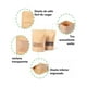 thumbnail image 3 of Bolsas de comida kraft LAB.G 100 Bolsas Stand Up Pouch con ventana Para 250g café, 3 of 4
