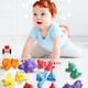 thumbnail image 3 of Juguetes para edades de 1, 2, 3, 4 y 5 años Juguetes de dinosaurios WIZUTIZ 26 piezas Juego de letras a juego Juego de juguetes del alfabeto de dinosaurios para niños y niñas Juguetes de aprendizaje, 3 of 5