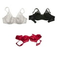 thumbnail image 3 of Ruiboury Comfort And Style Combined Silicone Breast Form Pocket Bra For Mastectomy Black 38/85D, 3 of 6