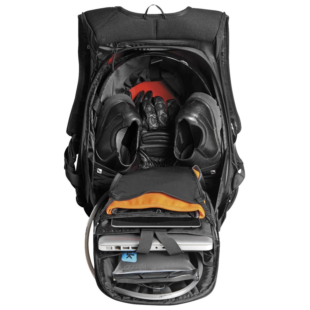OGIO No Drag Mach 5 Motorcycle Backpack - Stealth Black , 20.5" H x 14.5" W x 7" D, Medium - image 2 of 2