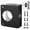 Black, variant on Lock and Door Reinforcer, Door Lock Reinforcement Plate, Stainless Steel Home Security Door Lock Plate with 1-3/8" Thickness, 2-3/8" Backset, and 2-1/8" Bore