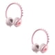 thumbnail image 1 of Sidaley Auriculares con cable Control de volumen Auriculares para niños con micrófono Diadema ajustable Accesorios para auriculares Niñas Niños Rosa 2piezas, 1 of 6