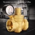 thumbnail image 1 of Pressure Reducer, Pressure Reducing Valve, BSP DN32 Thread Brass Water Pressure Reducing Valve with Gauge Meter 1.6MPa, Relief Valves, 1 of 8