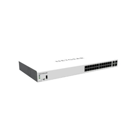 NETGEAR - 28-Port 10/100/1000 Mbps Gigabit Ethernet Insight Managed Smart Cloud Switch