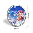thumbnail image 2 of Genshin Impact Round Badge Printed Decorative Button Badge Circle Brooch for Men Women, 2 of 8
