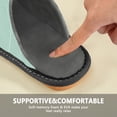 thumbnail image 6 of IAUYY Memory Foam House Slippers Suitable for Both Men and Women. Comfortable, Anti-Slip Plush Flat-Bottomed Slippers The Best Holiday Gift Negative Space, 6 of 9