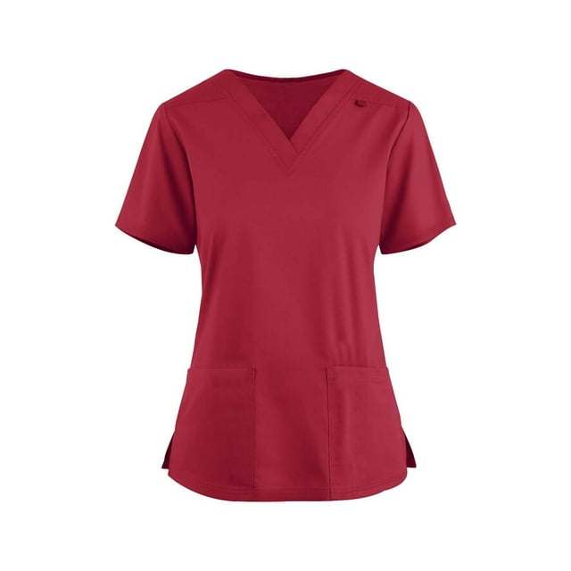 T-Shirt Léger pour Femmes à Manches Longues, Col en V, Respirant, Confortable pour Médecins